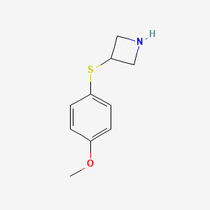 3-[(4-Methoxyphenyl)sulfanyl]azetidine