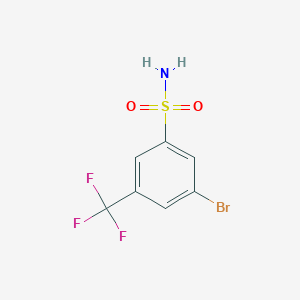 molecular formula C7H5BrF3NO2S B1323407 3-Bromo-5-trifluoromethylbenzenesulfonamide CAS No. 214210-15-8