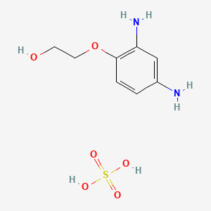 molecular formula C8H14N2O6S B1323409 2-(2,4-Diaminophenoxy)ethanol sulfate CAS No. 70643-20-8