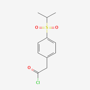 2-[4-(Propane-2-sulfonyl)phenyl]acetyl chloride