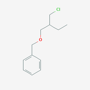 ([2-(Chloromethyl)butoxy]methyl)benzene