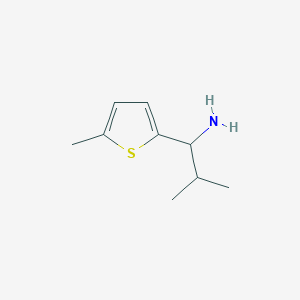 2-Methyl-1-(5-methylthiophen-2-yl)propan-1-amine