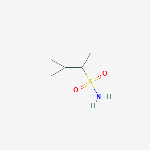 1-Cyclopropylethane-1-sulfonamide