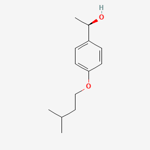 (1R)-1-[4-(3-methylbutoxy)phenyl]ethanol