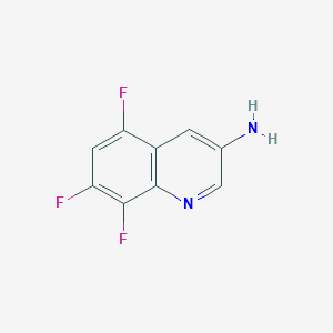 5,7,8-Trifluoroquinolin-3-amine