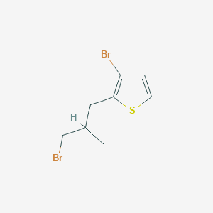 3-Bromo-2-(3-bromo-2-methylpropyl)thiophene