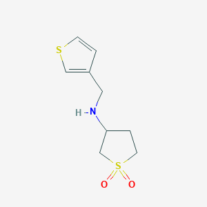 3-((Thiophen-3-ylmethyl)amino)tetrahydrothiophene 1,1-dioxide