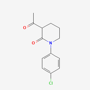 3-Acetyl-1-(4-chlorophenyl)piperidin-2-one