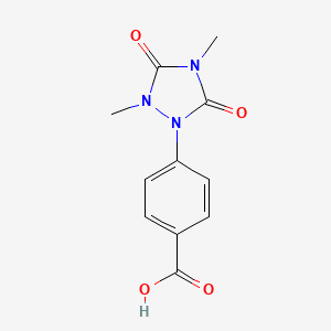 4-(2,4-Dimethyl-3,5-dioxo-1,2,4-triazolidin-1-yl)benzoic acid