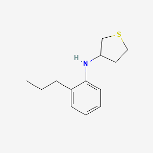 N-(2-propylphenyl)thiolan-3-amine