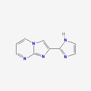 2-{imidazo[1,2-a]pyrimidin-2-yl}-1H-imidazole