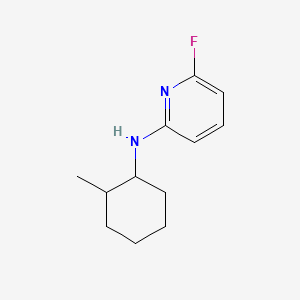 molecular formula C12H17FN2 B13234351 6-fluoro-N-(2-methylcyclohexyl)pyridin-2-amine 