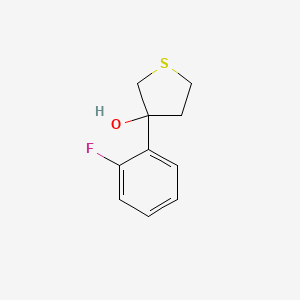 3-(2-Fluorophenyl)thiolan-3-ol