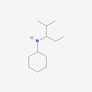 N-(2-methylpentan-3-yl)cyclohexanamine