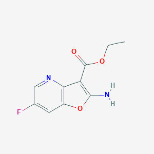 Ethyl 2-amino-6-fluorofuro[3,2-b]pyridine-3-carboxylate