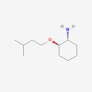 (1R,2R)-2-(3-Methylbutoxy)cyclohexan-1-amine