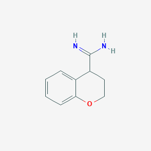 3,4-dihydro-2H-1-benzopyran-4-carboximidamide