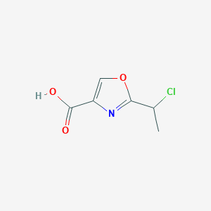 2-(1-Chloroethyl)-1,3-oxazole-4-carboxylic acid