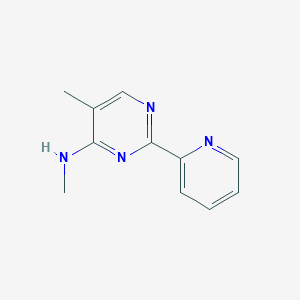 N,5-Dimethyl-2-(pyridin-2-yl)pyrimidin-4-amine