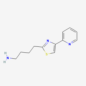 4-(4-(Pyridin-2-yl)thiazol-2-yl)butan-1-amine