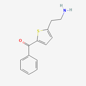 2-(5-Benzoylthiophen-2-yl)ethan-1-amine