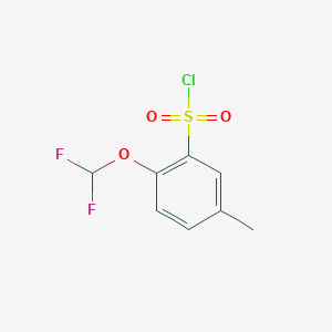 2-(Difluoromethoxy)-5-methylbenzene-1-sulfonyl chloride