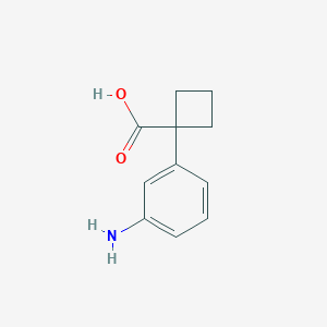 1-(3-Aminophenyl)cyclobutane-1-carboxylic acid