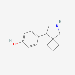 4-{6-Azaspiro[3.4]octan-8-yl}phenol