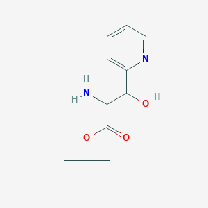 tert-Butyl 2-amino-3-hydroxy-3-(pyridin-2-yl)propanoate