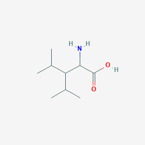 2-Amino-4-methyl-3-(propan-2-yl)pentanoic acid