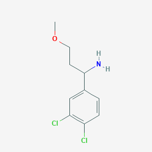 1-(3,4-Dichlorophenyl)-3-methoxypropan-1-amine