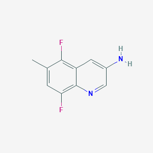 5,8-Difluoro-6-methylquinolin-3-amine