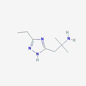 1-(5-ethyl-1H-1,2,4-triazol-3-yl)-2-methylpropan-2-amine