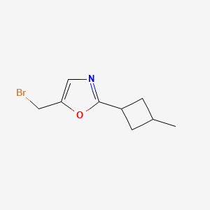 5-(Bromomethyl)-2-(3-methylcyclobutyl)-1,3-oxazole