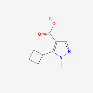 5-Cyclobutyl-1-methyl-1H-pyrazole-4-carboxylic acid