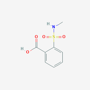 molecular formula C8H9NO4S B1323473 2-(甲基磺酰胺基)苯甲酸 CAS No. 125372-22-7
