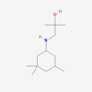 2-Methyl-1-[(3,3,5-trimethylcyclohexyl)amino]propan-2-ol