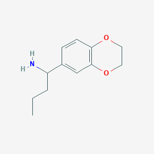 1-(2,3-Dihydro-1,4-benzodioxin-6-yl)butan-1-amine