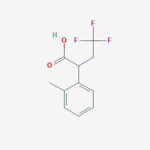 4,4,4-Trifluoro-2-(o-tolyl)butanoic acid