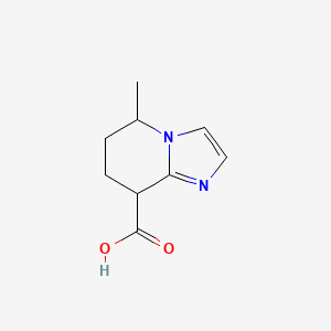 5-Methyl-5H,6H,7H,8H-imidazo[1,2-a]pyridine-8-carboxylic acid