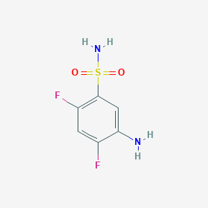 5-Amino-2,4-difluorobenzene-1-sulfonamide