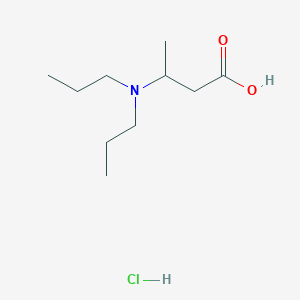 3-(Dipropylamino)butanoic acid hydrochloride