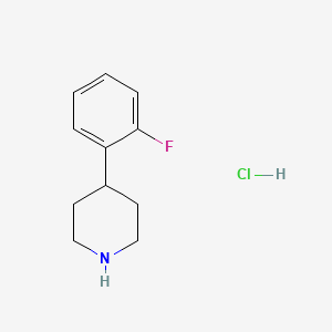 molecular formula C11H15ClFN B1323479 4-(2-氟苯基)哌啶盐酸盐 CAS No. 691875-81-7