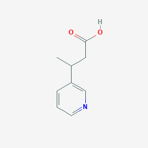 molecular formula C9H11NO2 B1323480 3-(Pyridin-3-yl)butanoic acid CAS No. 916262-57-2