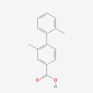 molecular formula C15H14O2 B1323481 2,2'-二甲基-[1,1'-联苯]-4-羧酸 CAS No. 69535-85-9