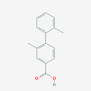 molecular formula C15H14O2 B1323481 2,2'-ジメチル-[1,1'-ビフェニル]-4-カルボン酸 CAS No. 69535-85-9