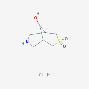 9-Hydroxy-3-thia-7-azabicyclo[3.3.1]nonane 3,3-dioxide hydrochloride