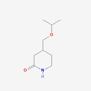 4-[(Propan-2-yloxy)methyl]piperidin-2-one