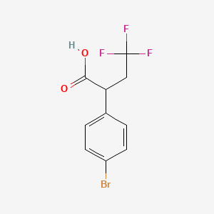 2-(4-Bromophenyl)-4,4,4-trifluorobutanoic acid