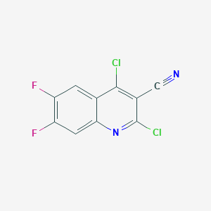 2,4-Dichloro-6,7-difluoroquinoline-3-carbonitrile